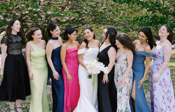 A Classic & Chic Spring Wedding With Manhattan Skyline Views at Liberty House