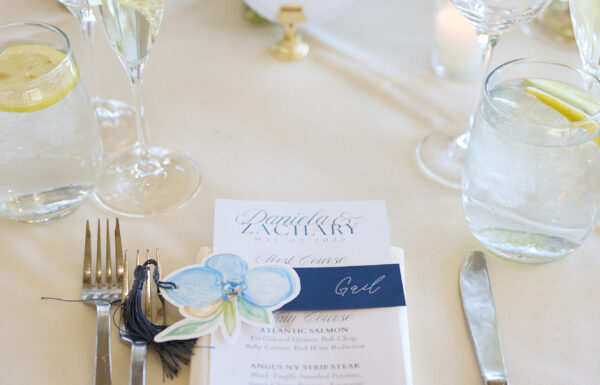 A Classic & Chic Spring Wedding With Manhattan Skyline Views at Liberty House