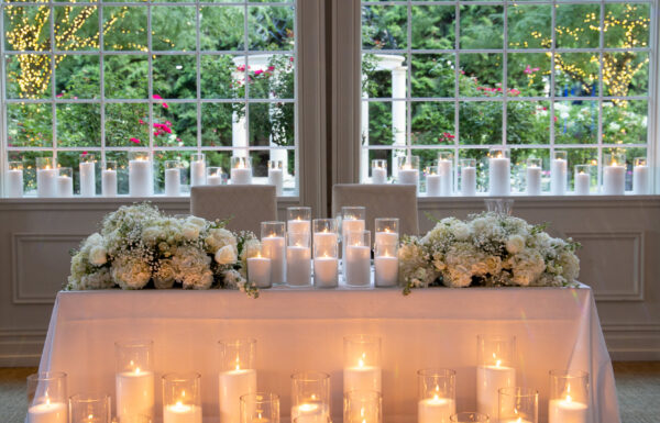 Her Coworker Gave a Patient Her Number—Five Years Later They Had a Timeless Black and White Weddings at The Estate at Florentine Gardens
