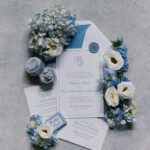 A Timeless Summer Wedding with Blue Hydrangeas at Edgewood Country Club
