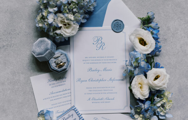 A Timeless Summer Wedding with Blue Hydrangeas at Edgewood Country Club