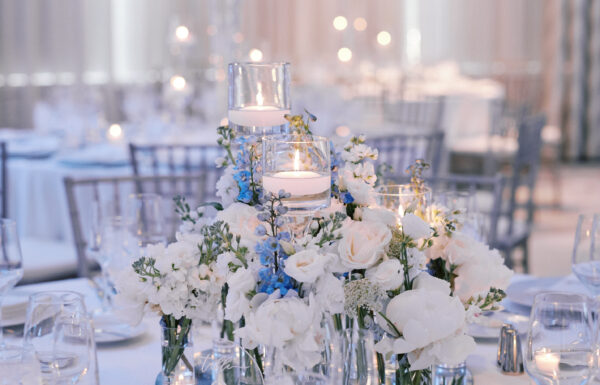 A Timeless Summer Wedding with Blue Hydrangeas at Edgewood Country Club