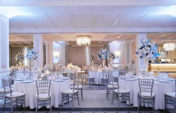 A Timeless Summer Wedding with Blue Hydrangeas at Edgewood Country Club