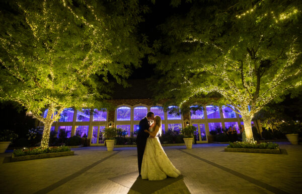 Her Coworker Gave a Patient Her Number—Five Years Later They Had a Timeless Black and White Weddings at The Estate at Florentine Gardens