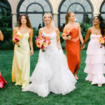 A Sunset Color Palette & 385 Floating Candles at This Spectacular Pendry Natirar Wedding