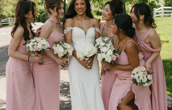 They Reconnected a Year After Losing Touch & Just Got Married at the Olde Mill Inn