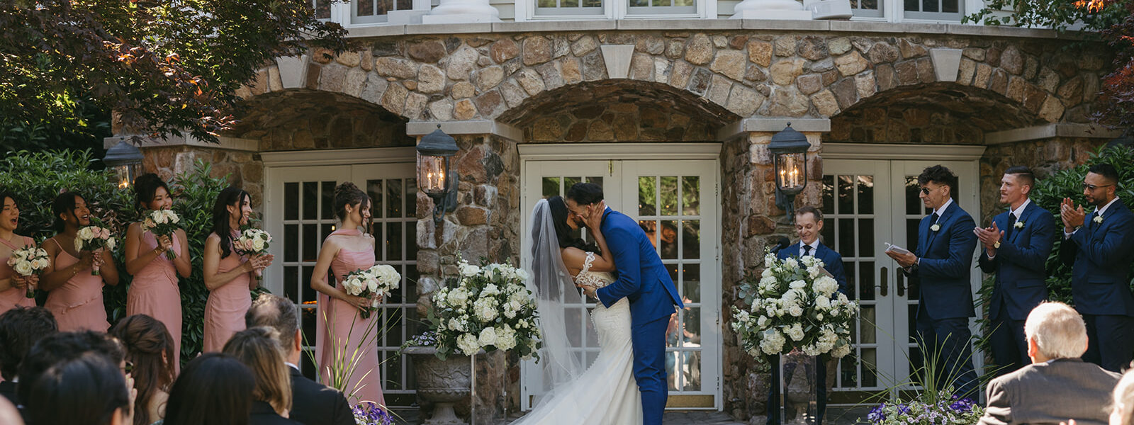 They Reconnected a Year After Losing Touch & Just Got Married at the Olde Mill Inn