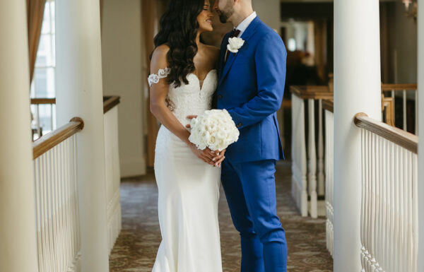 They Reconnected a Year After Losing Touch & Just Got Married at the Olde Mill Inn