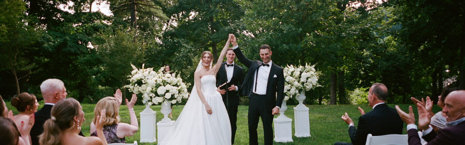 Backyard Wedding & Dinner Party Vibes This Wedding at The Kellogg Club & 1776 Morristown