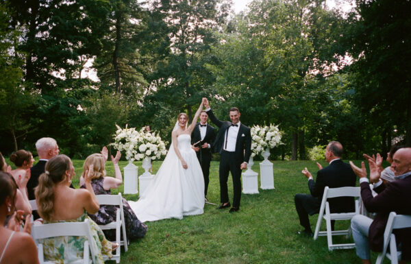 Backyard Wedding & Dinner Party Vibes This Wedding at The Kellogg Club & 1776 Morristown