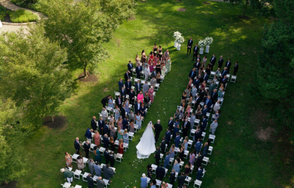 Backyard Wedding & Dinner Party Vibes This Wedding at The Kellogg Club & 1776 Morristown