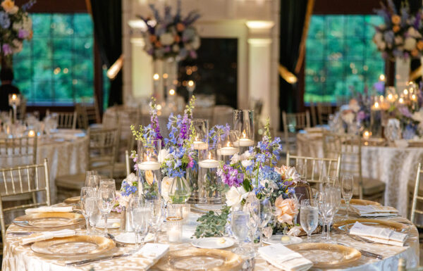 Periwinkle, Sage & Candlelight Everywhere at This Romantic Summer Wedding at Shadowbrook at Shrewsbury