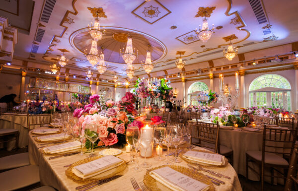 An Enchanted Garden Under the Chandeliers at Crystal Plaza in Livingston