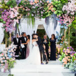 An Enchanted Garden Under the Chandeliers at Crystal Plaza in Livingston