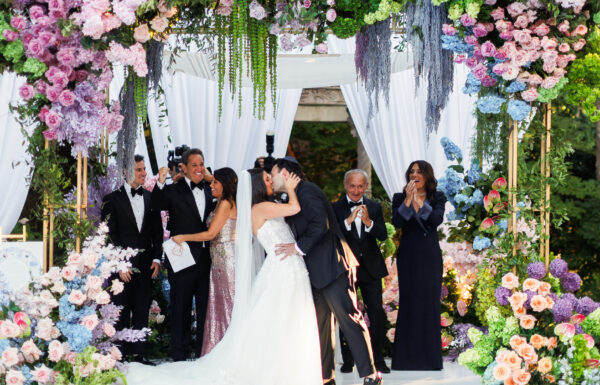 An Enchanted Garden Under the Chandeliers at Crystal Plaza in Livingston