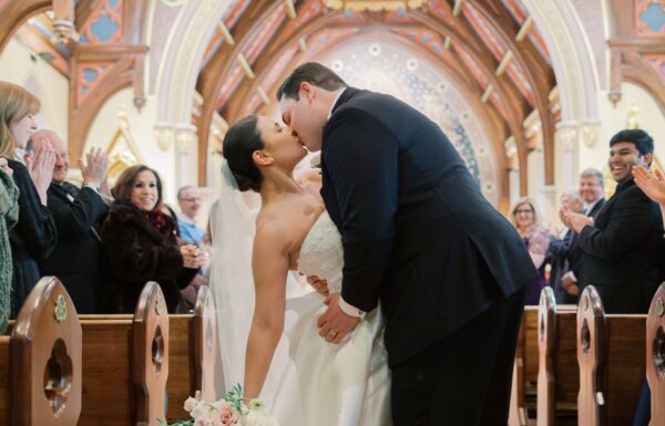 Blush, Candlelight & a Cake Topper From Her Parents’ Wedding at The Park Savoy in Florham Park