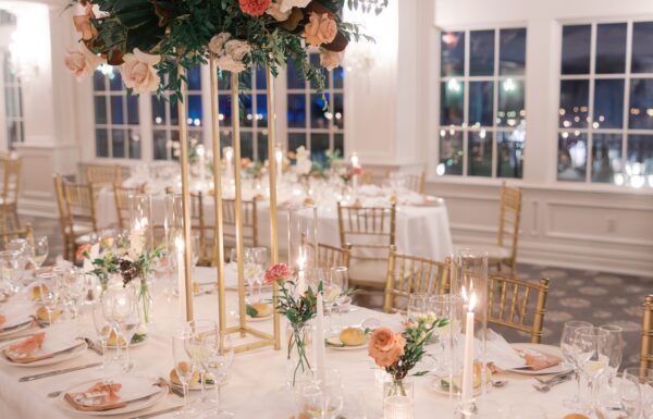 Blush, Candlelight & a Cake Topper From Her Parents’ Wedding at The Park Savoy in Florham Park