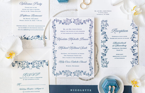 ‘Something Blue’ Everywhere at This Stunning Black-Tie Wedding at Shadowbrook at Shrewsbury
