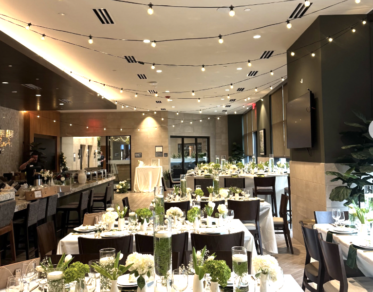 When the Nor’Easter Derailed Everything, Her Gym Stepped Up & Transformed Into a Wedding Venue