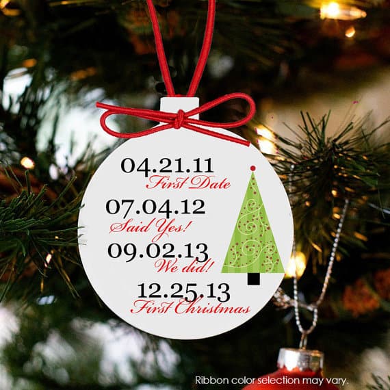 New Jersey Bride—Christmas ornament