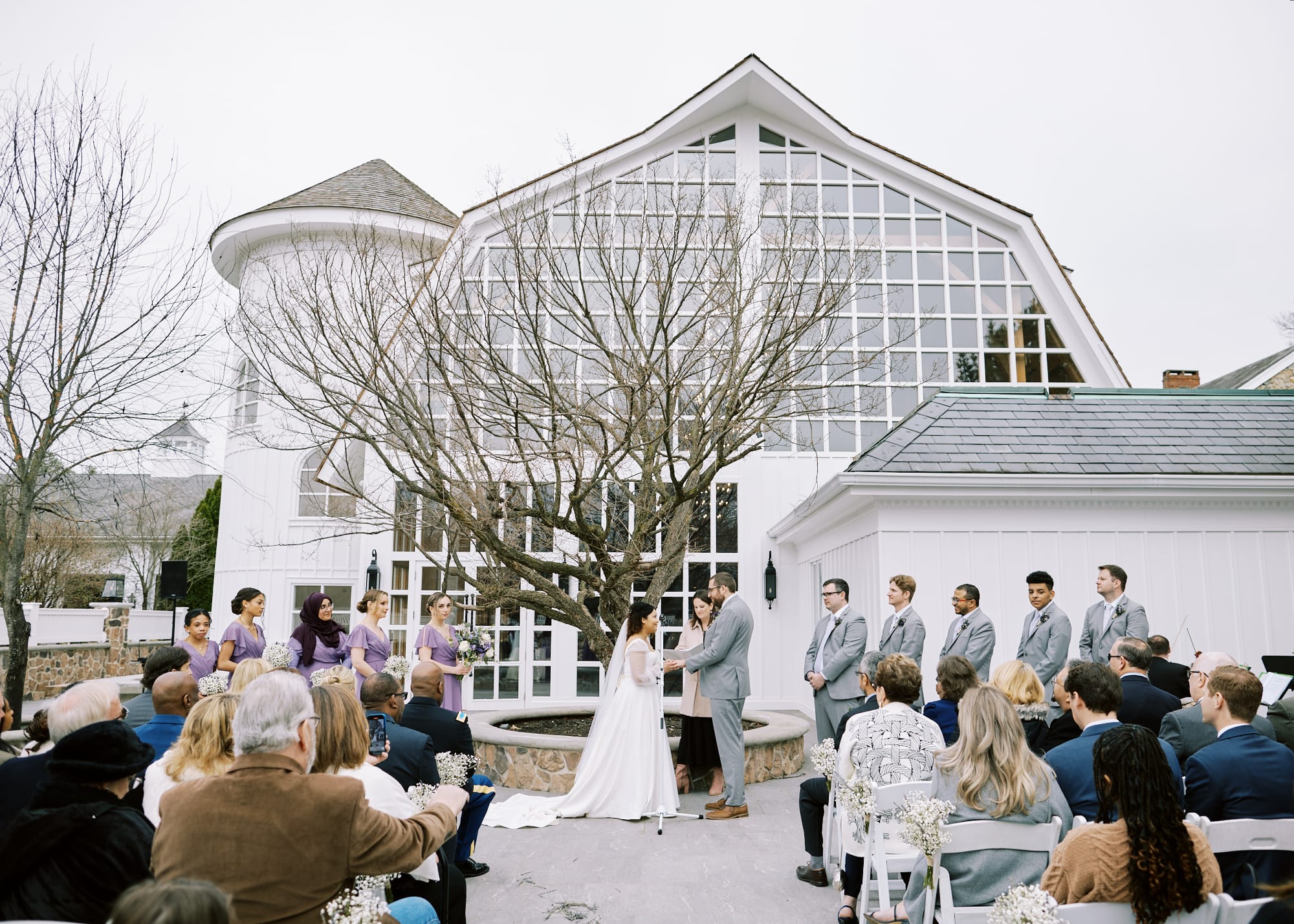 A wedding at The Farmhouse.