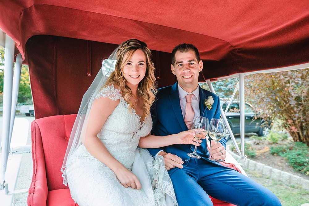 Jenna and Chris at Crystal Springs Resort