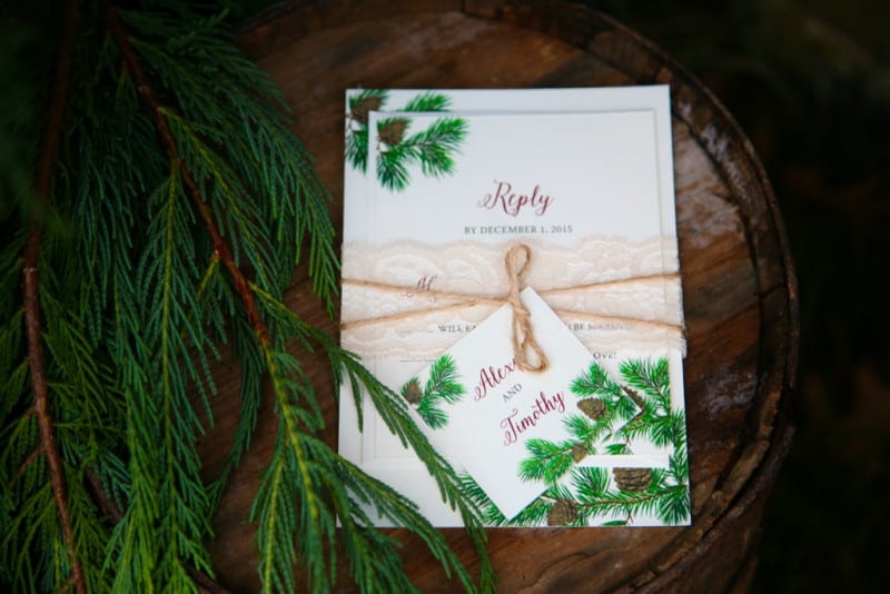 New Jersey Bride—5 Reasons to Have a Winter Wedding/Kristin Rockhill wedding invites