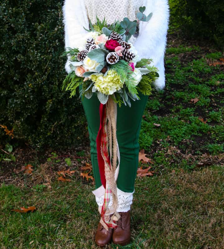 New Jersey Bride—5 Reasons to Have a Winter Wedding/Kristin Rockhill bouquet