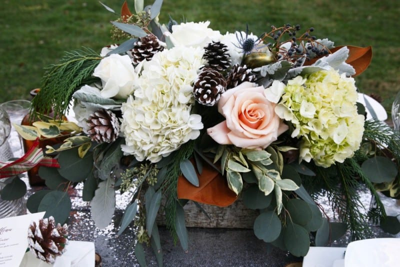 5 Reasons to Have a Winter Wedding/Kristin Rockhill bouquet