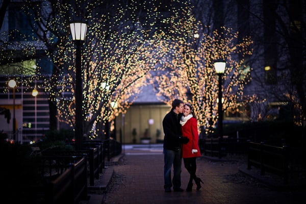 New Jersey Bride—couple at holidays