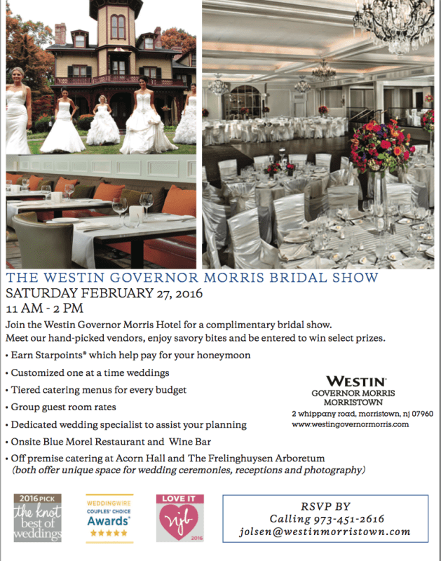 New Jersey Bride—Westin Governor Morris Bridal Show