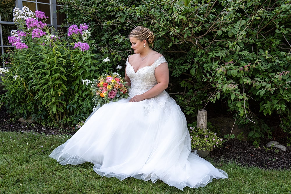 Kristina and Jeremy at David's Country Inn