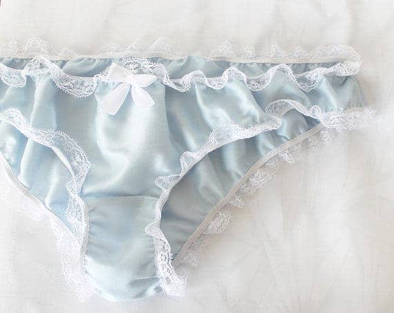 New Jersey Bride—blue underwear