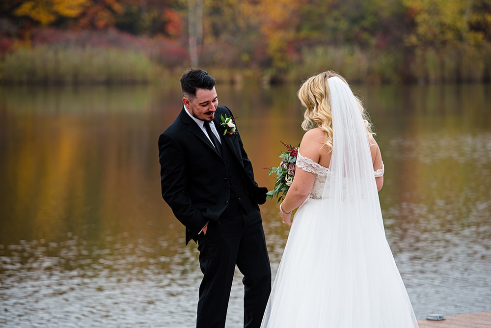 Erin and Rob at Rock Island Lake Club