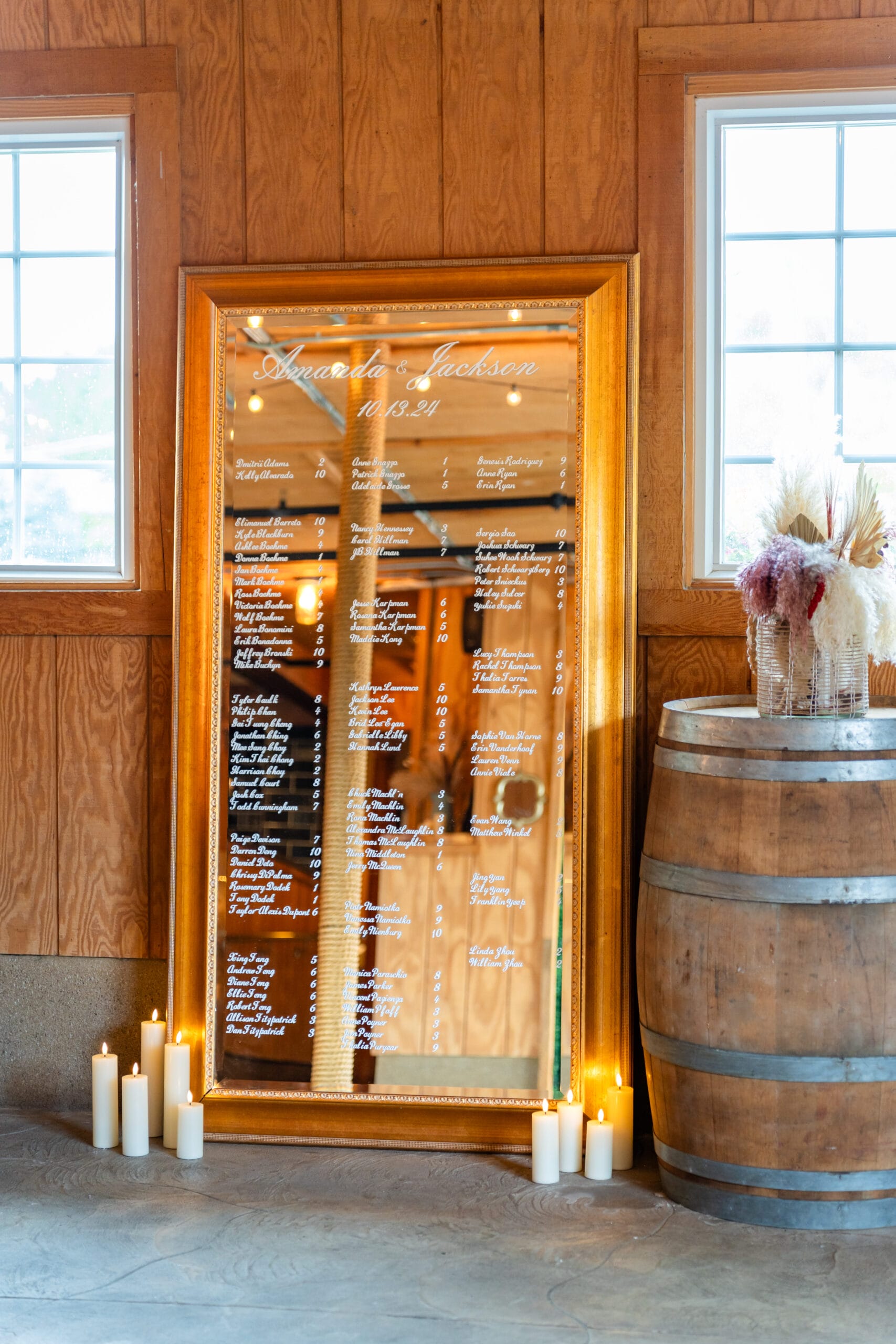 A Perona Farms wedding.
