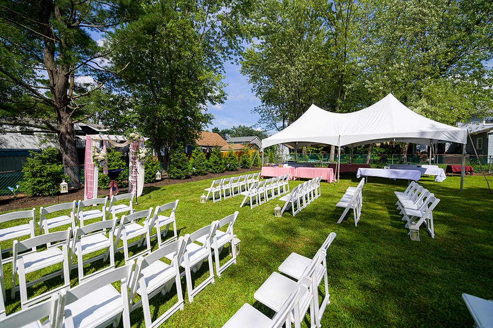 Emily and Brian's Backyard Wedding