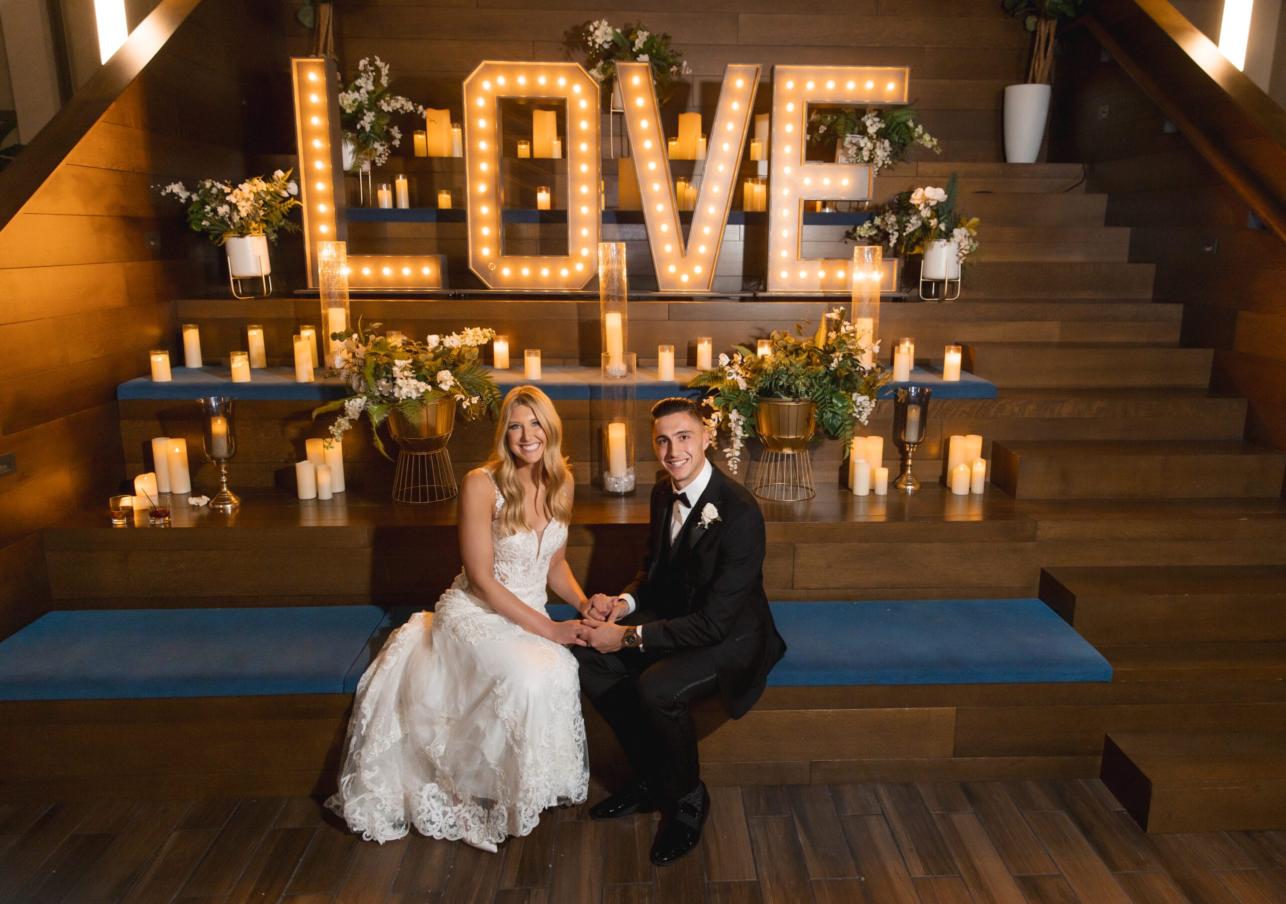 A Crystal Tea Room wedding.