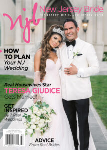 New Jersey Bride cover featuring Teresa Giudice and Louie Ruelas (fall/winter 2023 issue)