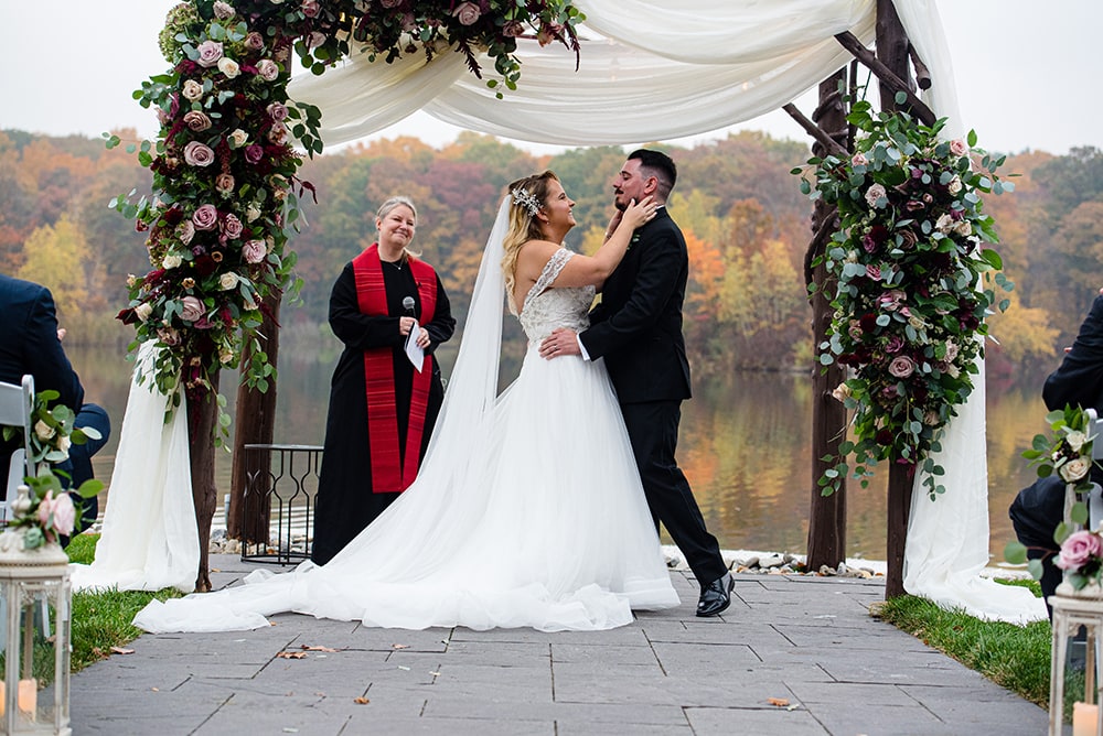 Erin and Rob at Rock Island Lake Club