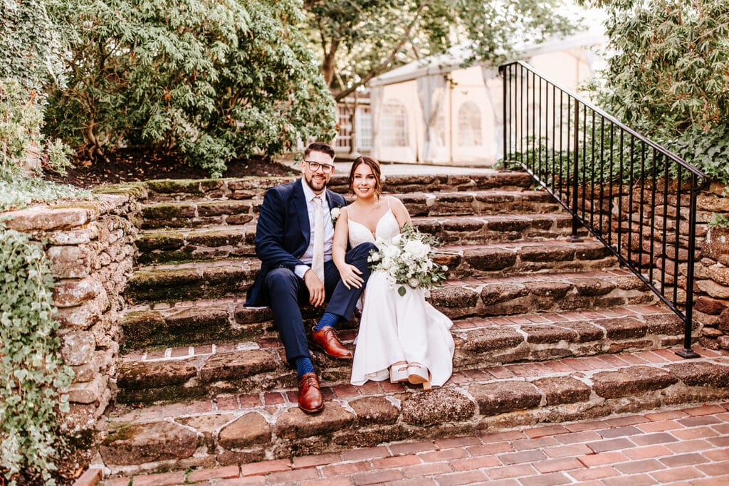 Erica and Logan's wedding at the Smithville Inn