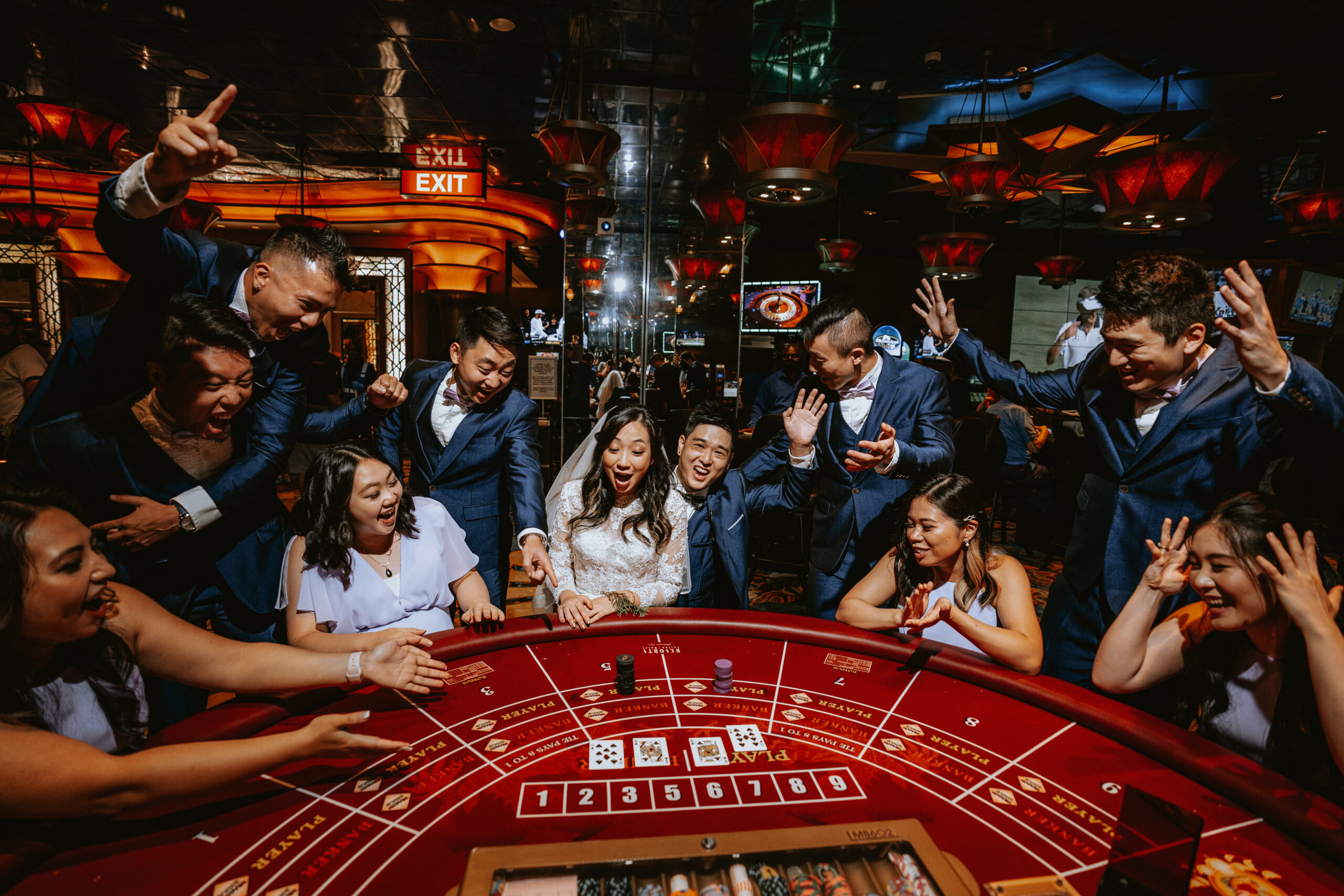 A wedding at Resorts Casino Hotel.