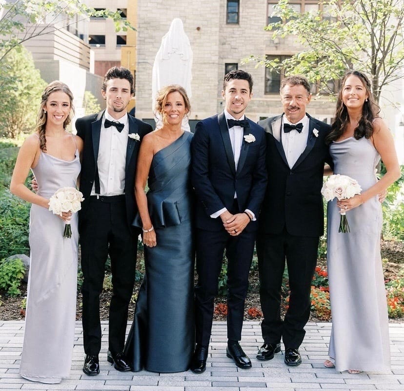 Katie Gaudreau married Devin Joyce a year after her brothers, Johnny Gaudreau and Matthew Gaudreau, were struck and killed by an alleged drunk driver while riding their bikes.
