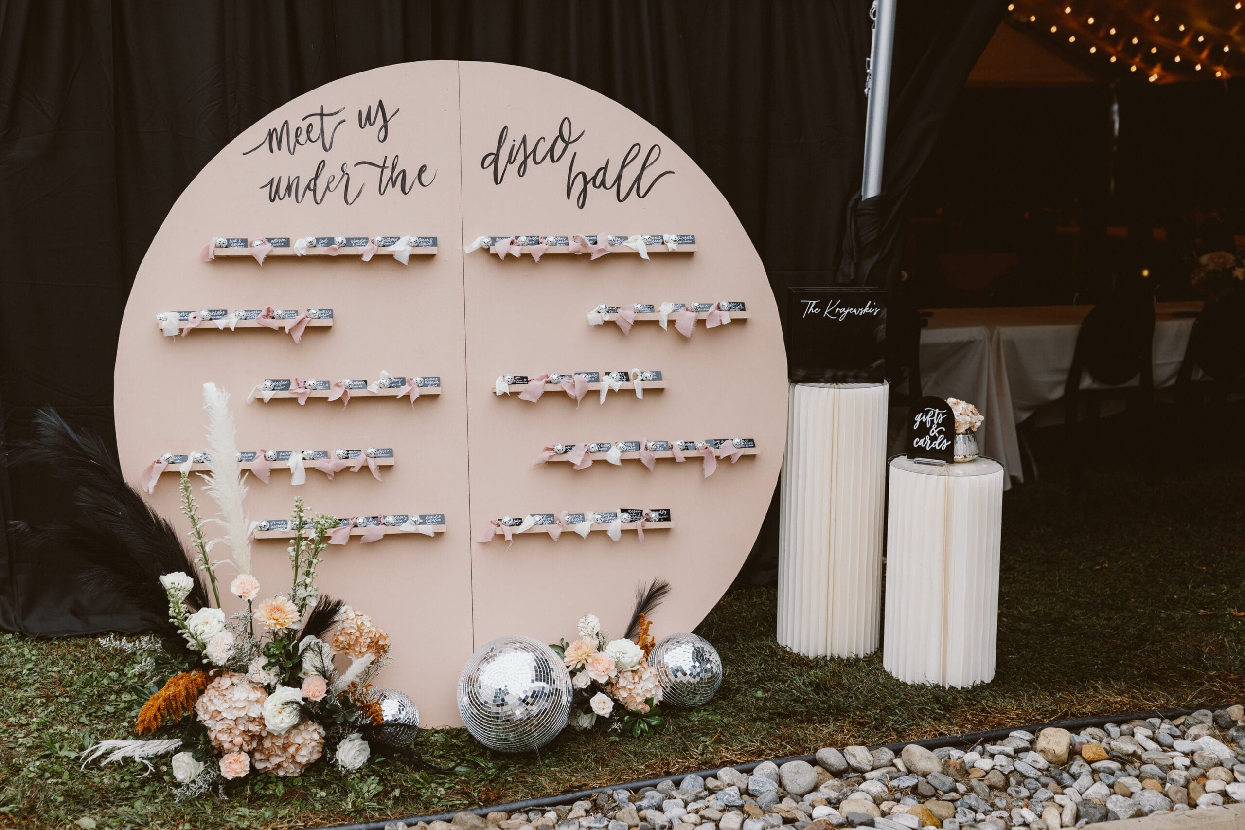 Backyard NJ wedding.