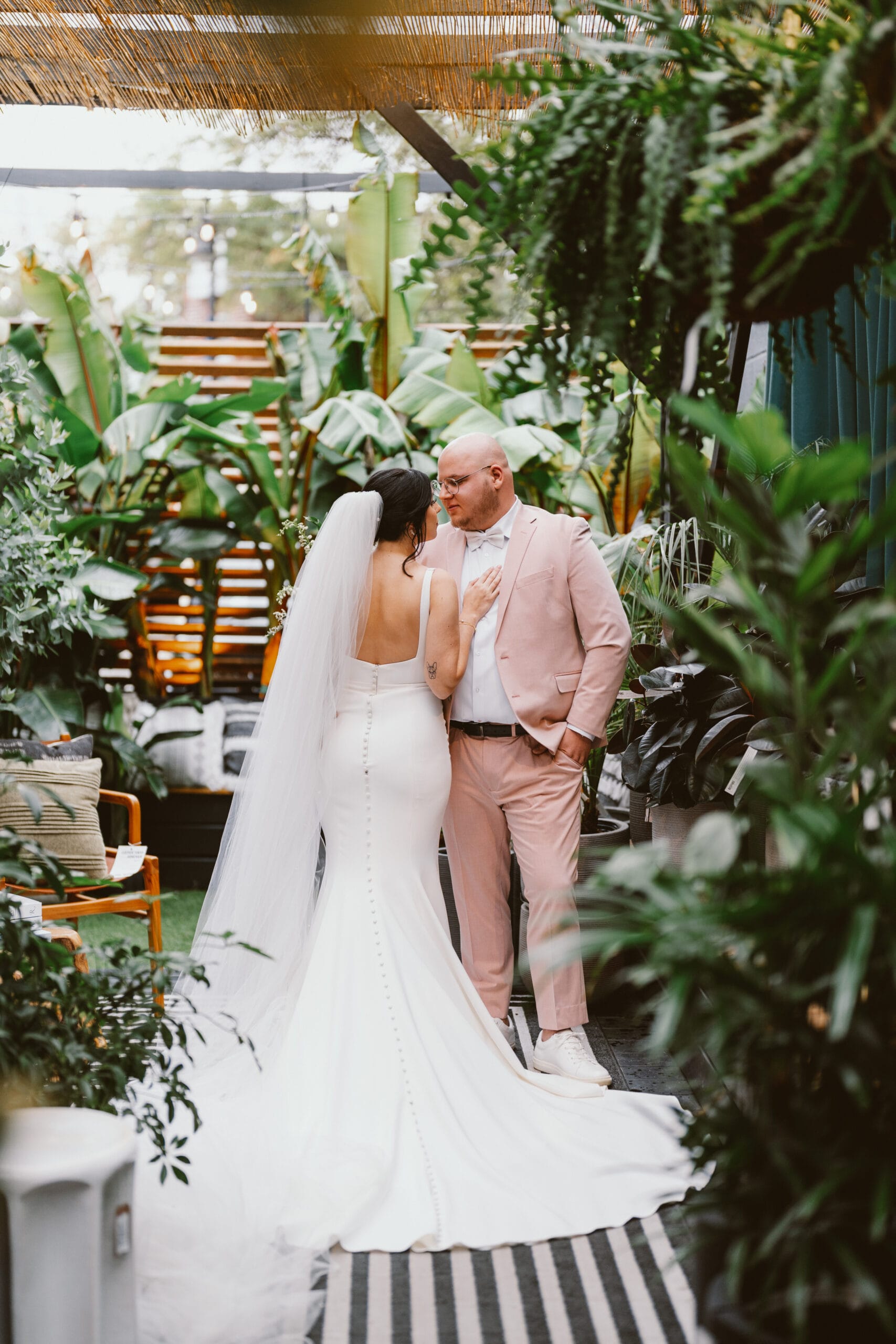 Backyard NJ wedding.