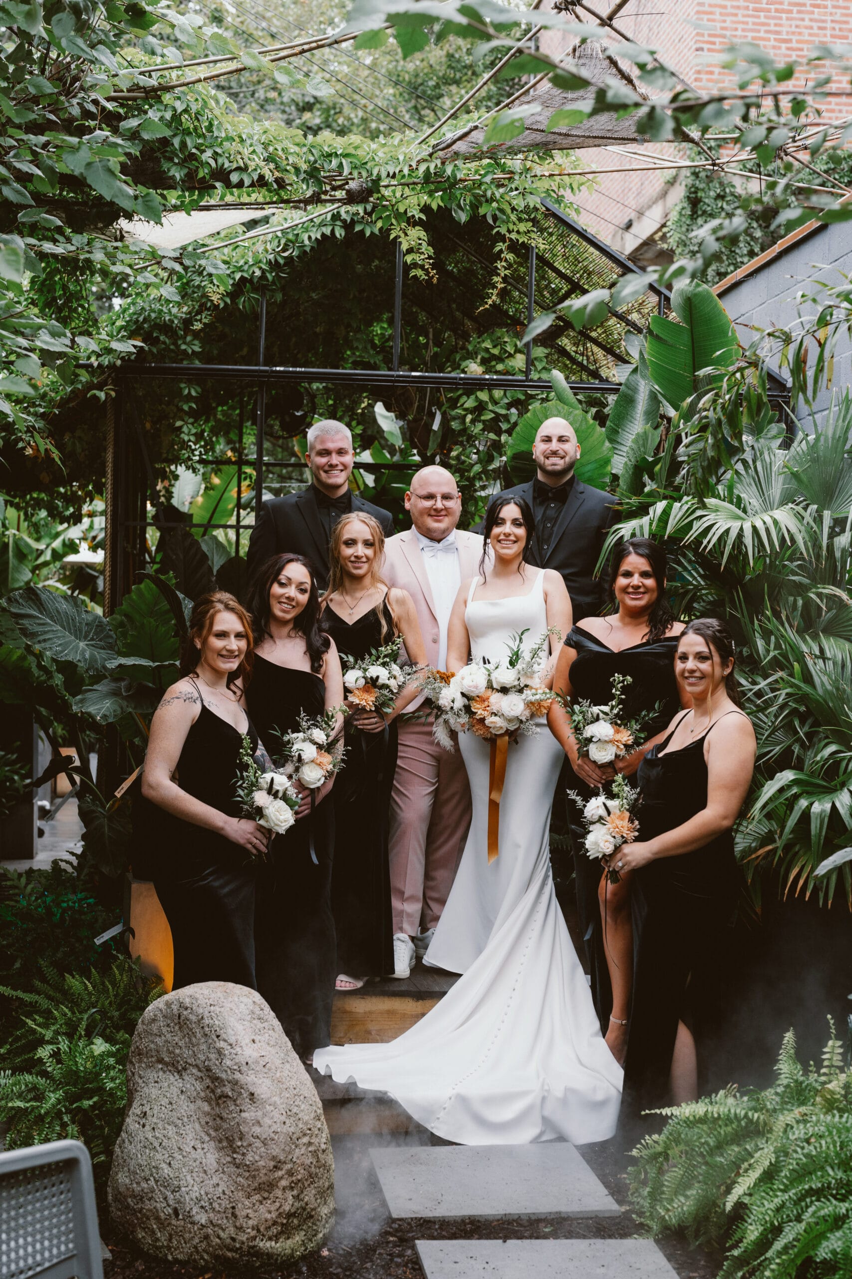 Backyard NJ wedding.