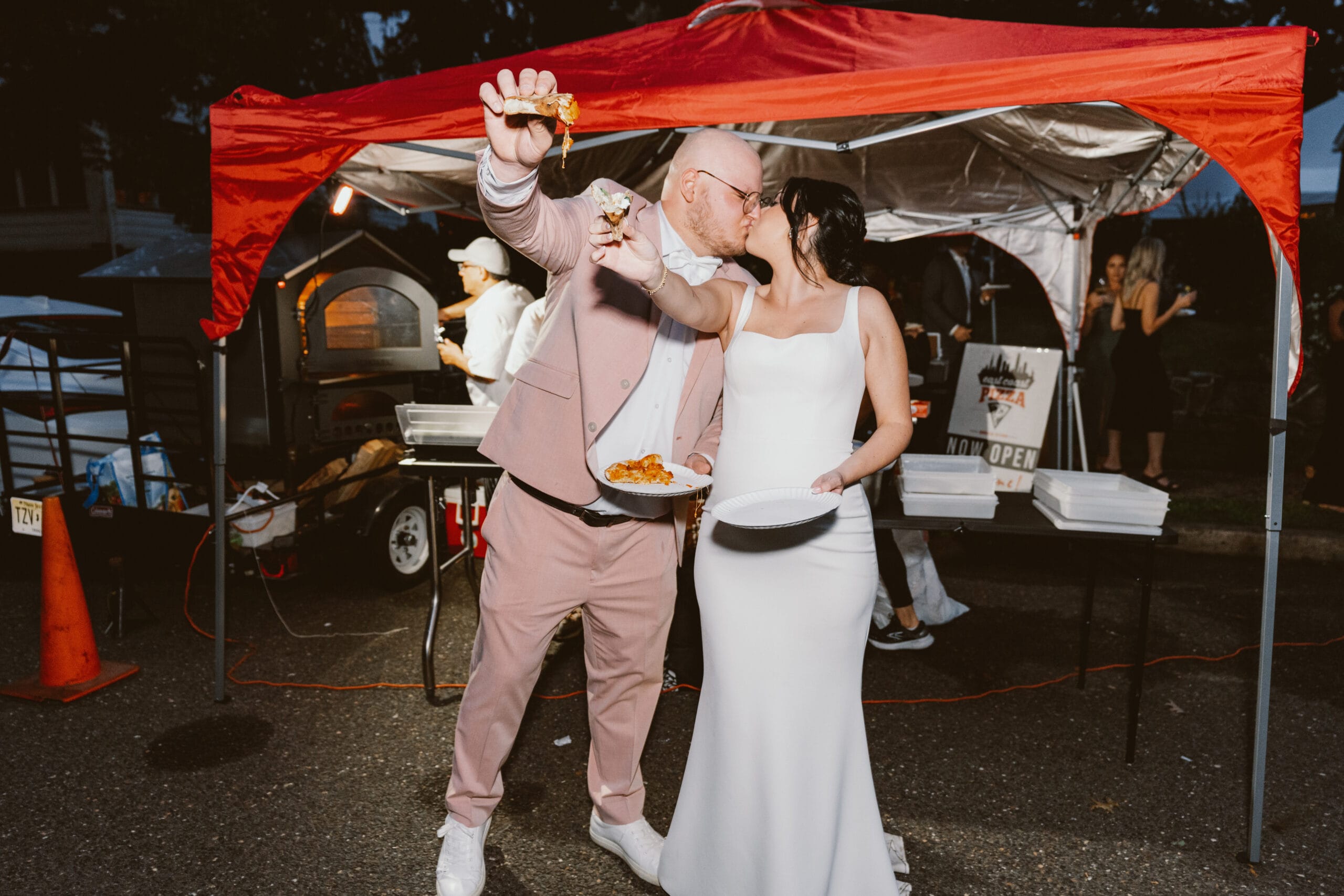 Backyard NJ wedding.