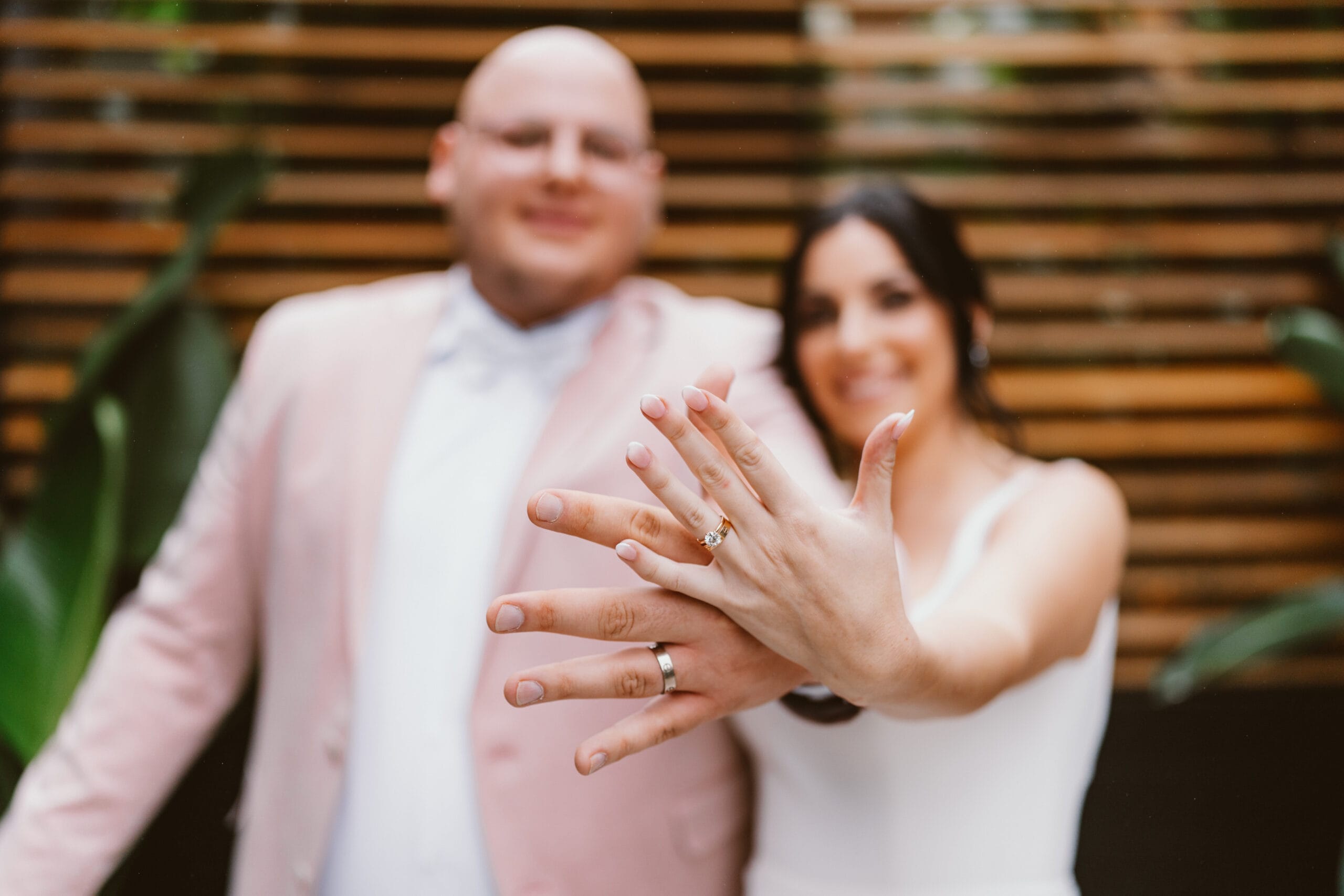 Backyard NJ wedding.