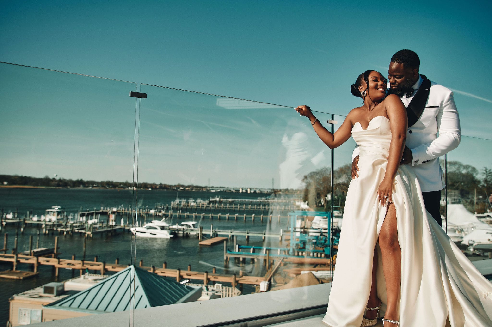 A Clarks Landing Yacht Club wedding.