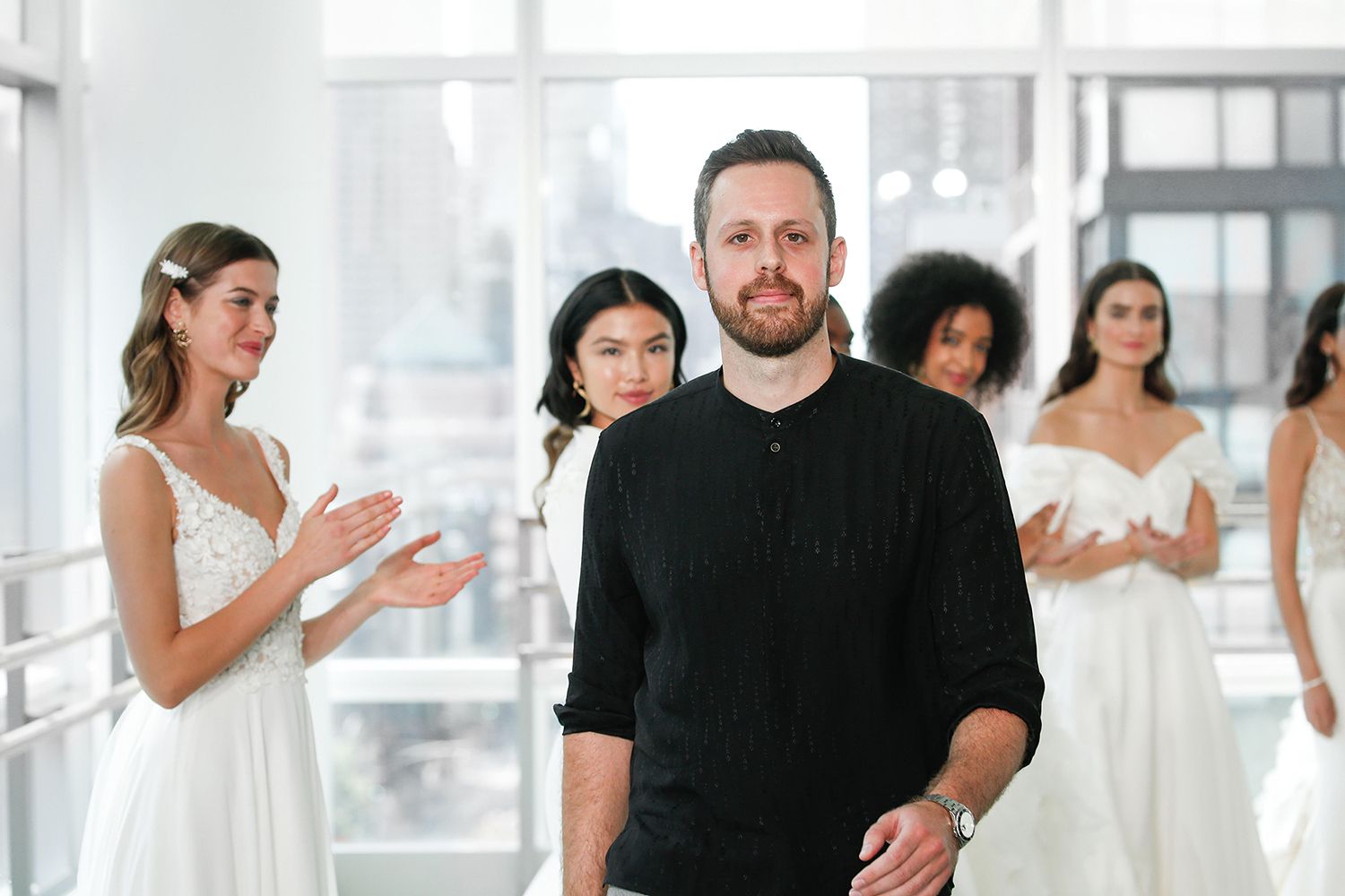 Gown designer Justin Alexander Warsaw offers tips for wedding dress shopping nj.