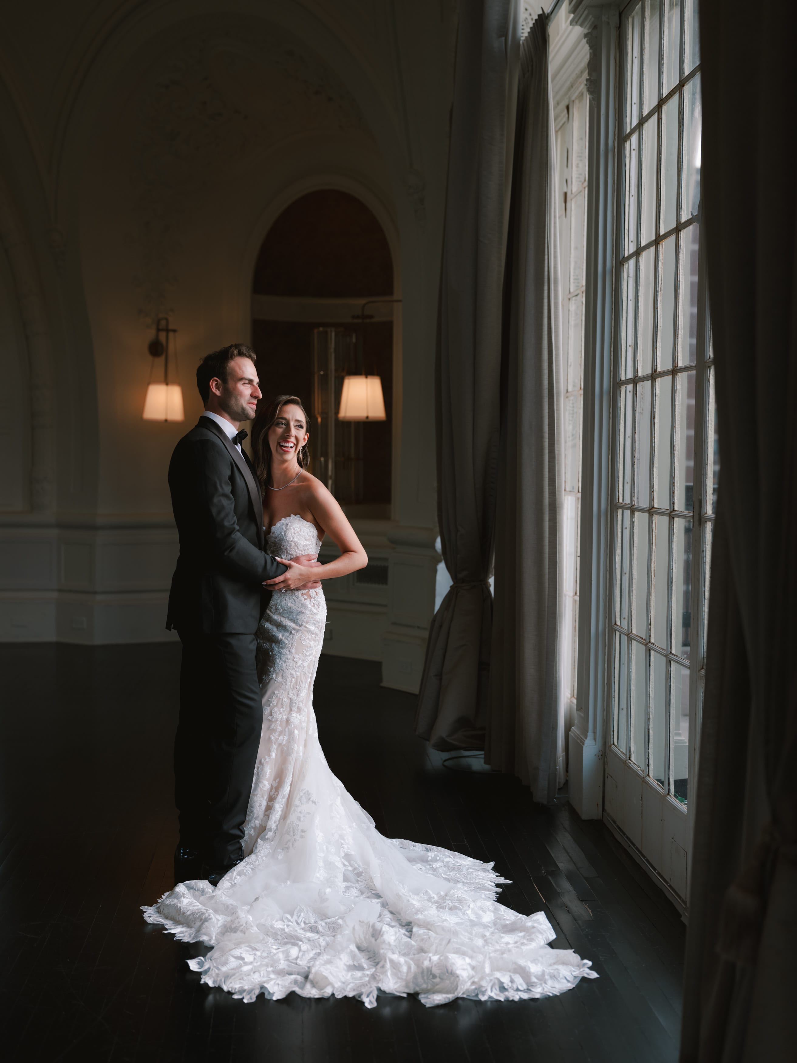 Katie Gaudreau married Devin Joyce a year after her brothers, Johnny Gaudreau and Matthew Gaudreau, were struck and killed by an alleged drunk driver while riding their bikes.